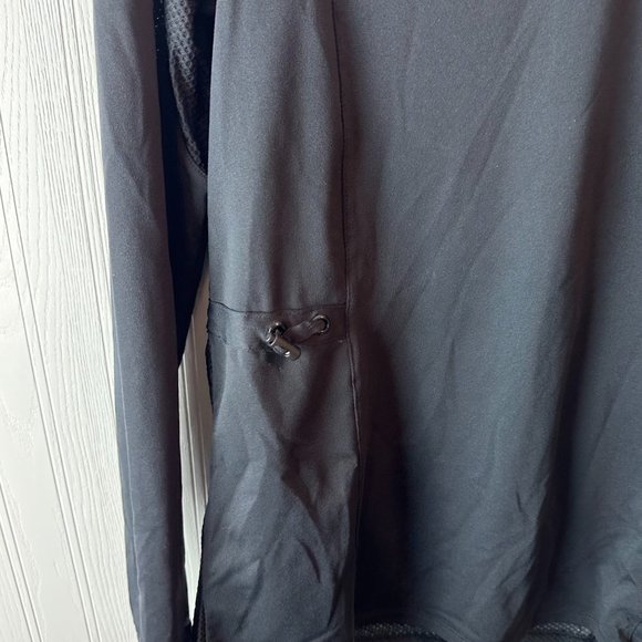 FABLETICS Lana BLACK LONG SLEEVED TOP Mesh Athletic Shirt SIZE Medium - Picture 2 of 6